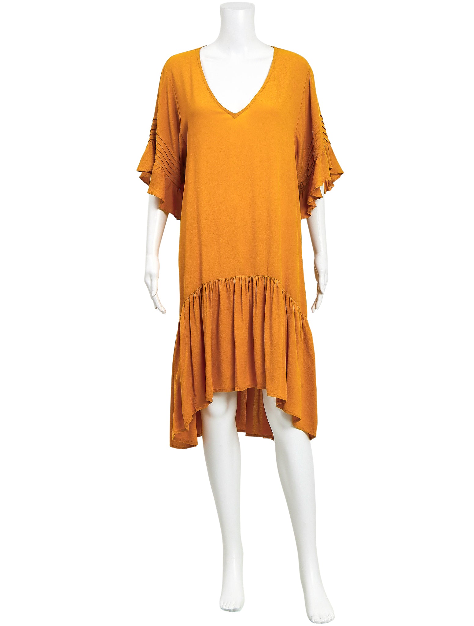 Natasha Gan Orange Dress – The Turn