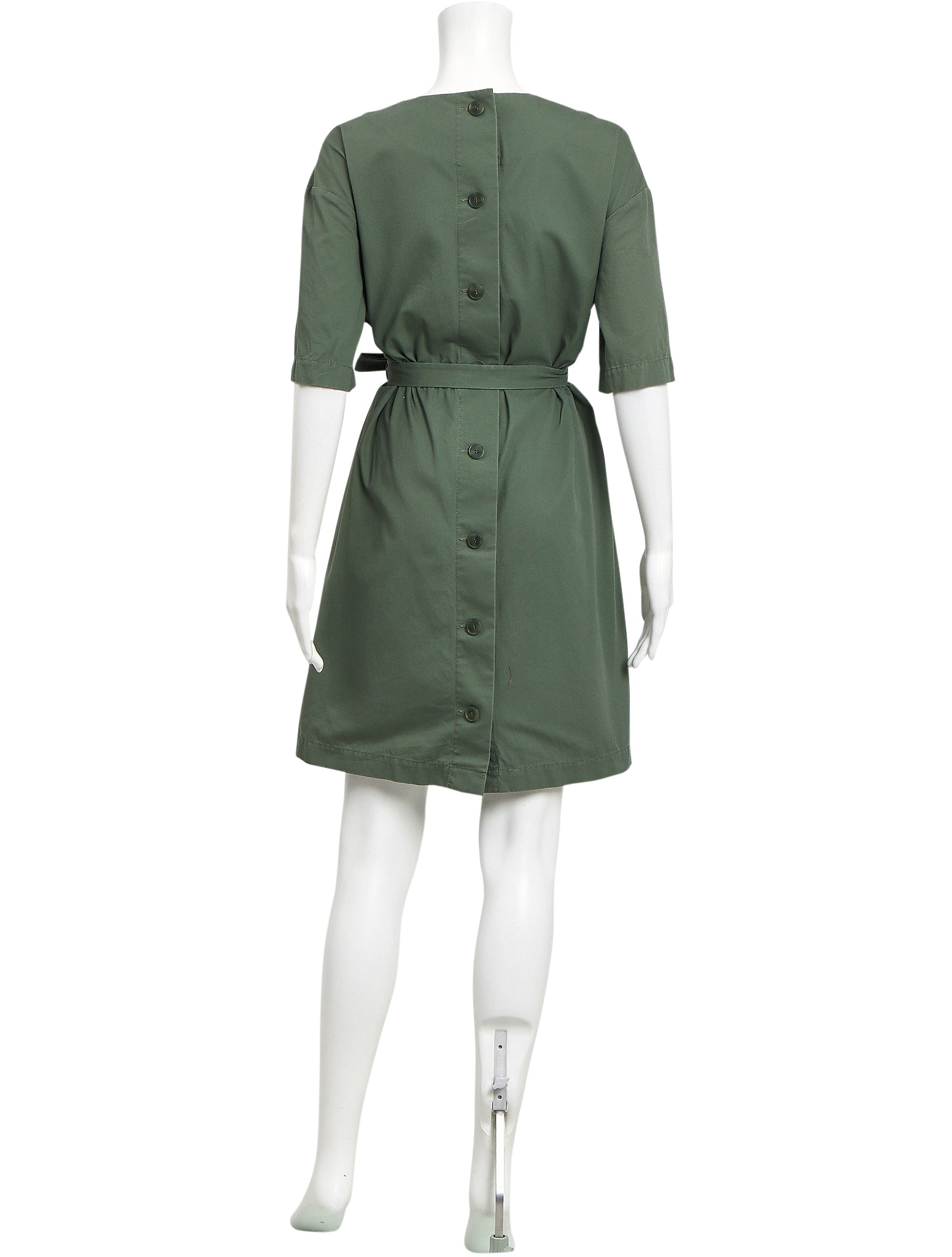 Cos Green Cotton Dress – The Turn