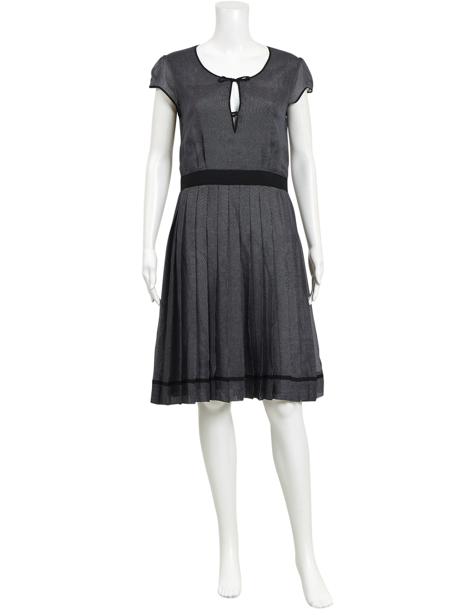 Emporio Armani Spot Silk Dress The Turn