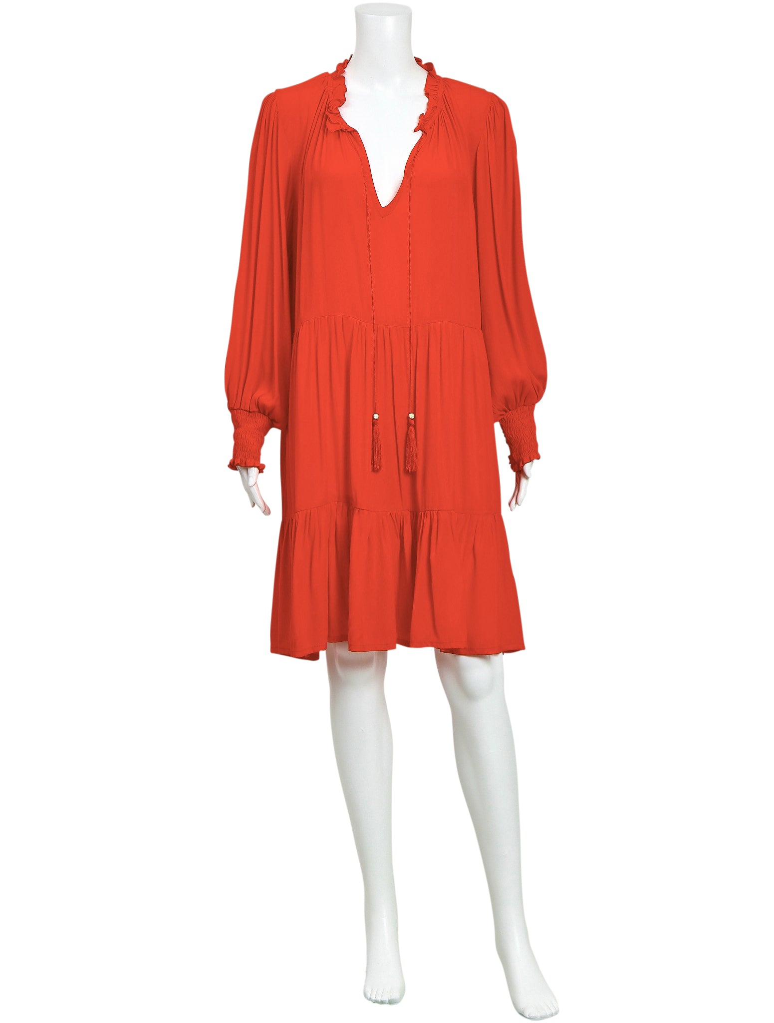 Natasha Gan Red/Orange Dress – The Turn