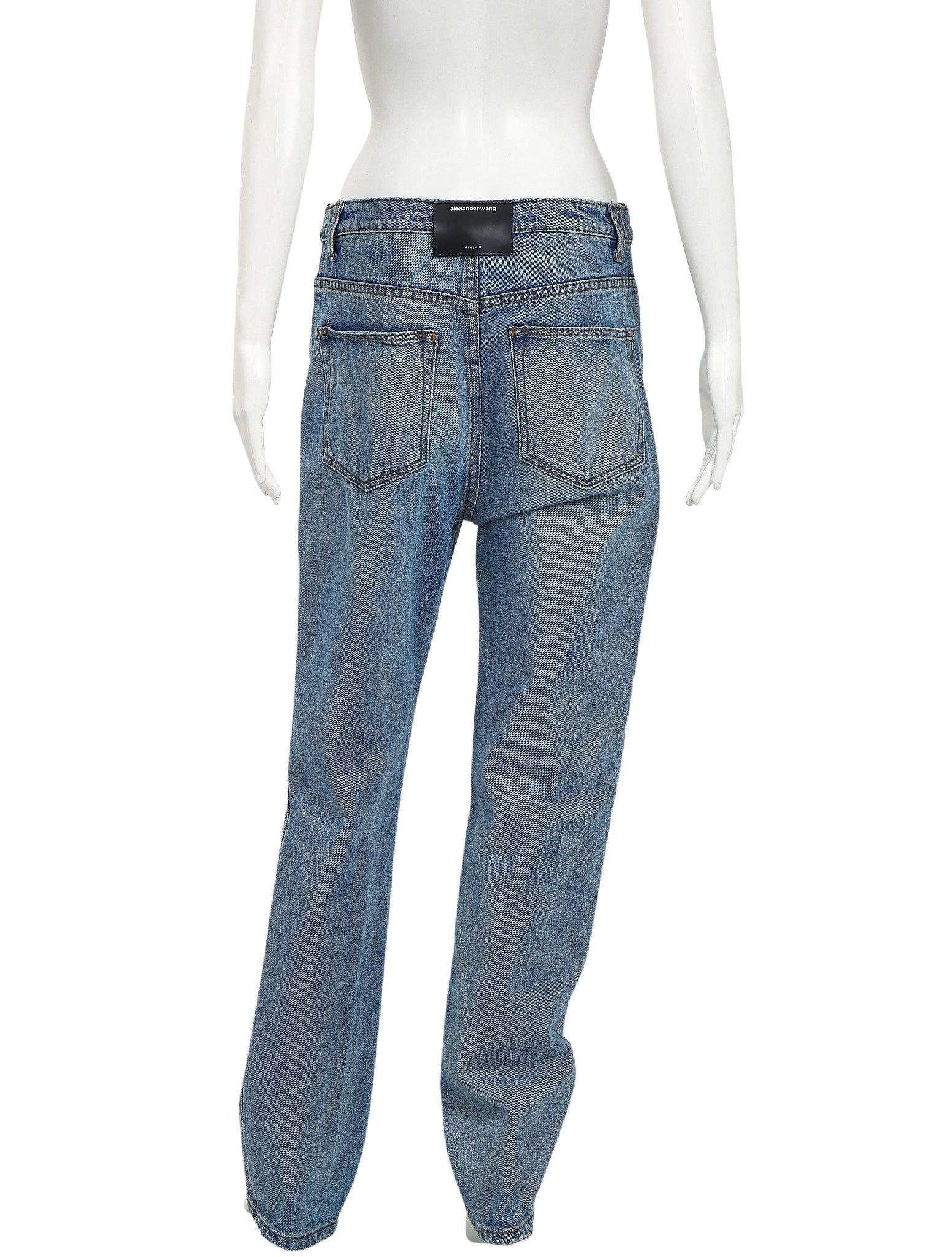 Fold-over Waist Jeans