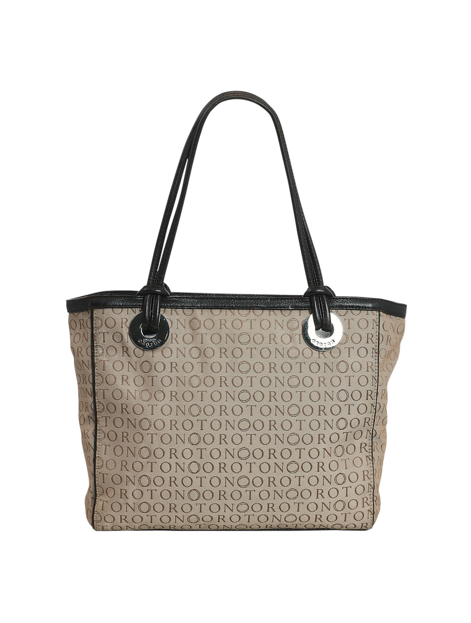 Oroton Monogram Tote Bag The Turn