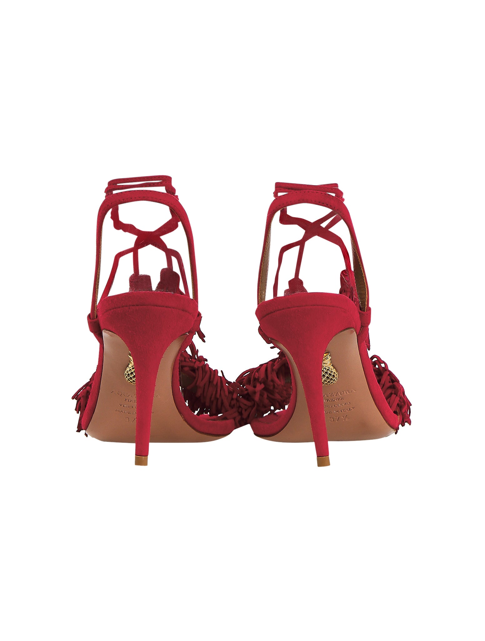 Aquazzura red online heels