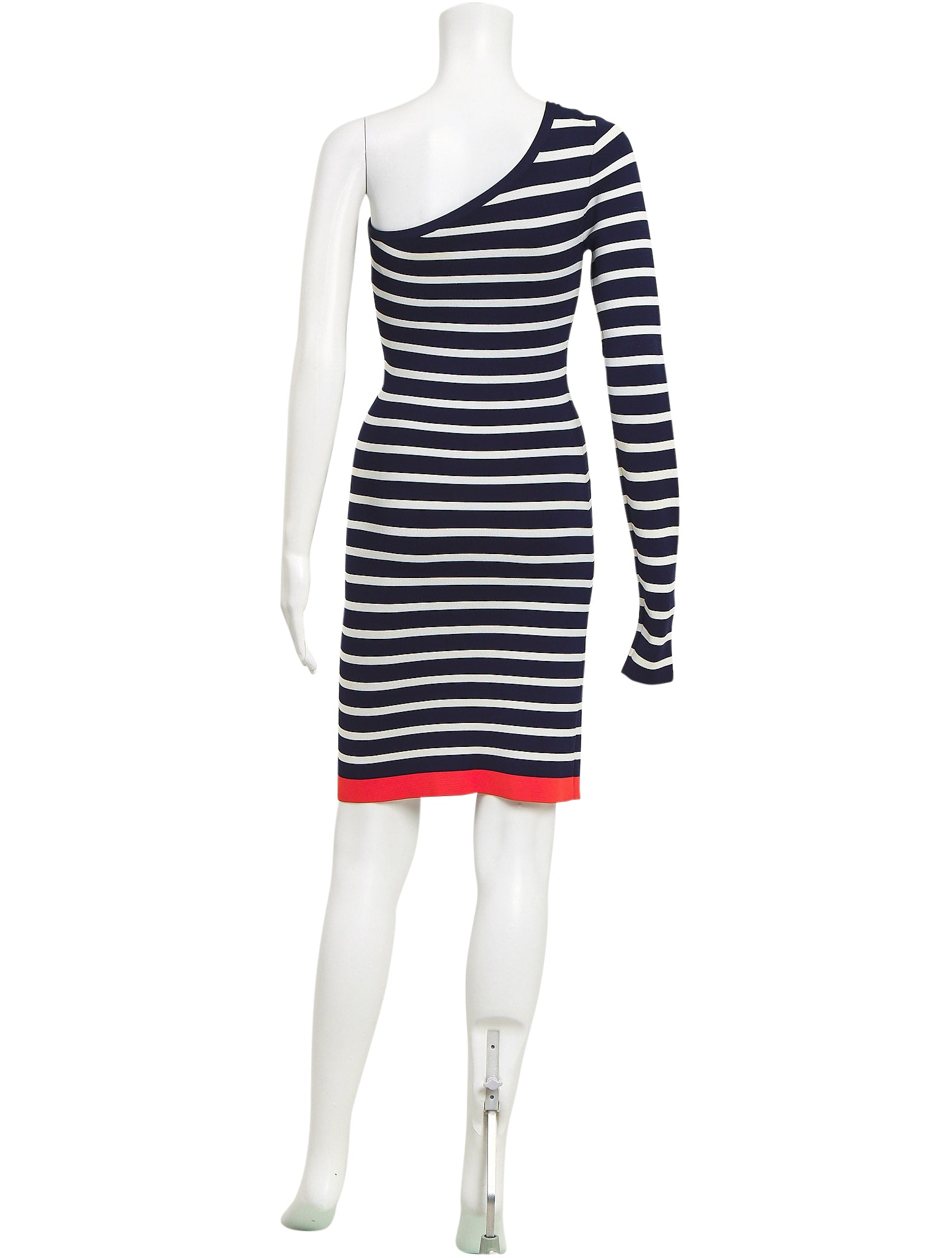 BCBG Max Azria One Sleeve Stripe Dress The Turn