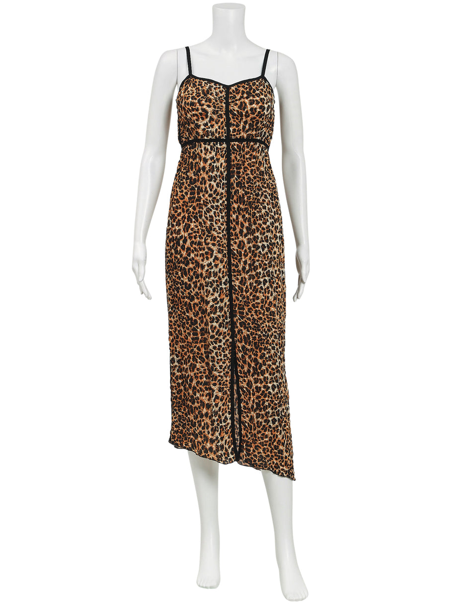 Nanushka hot sale leopard dress