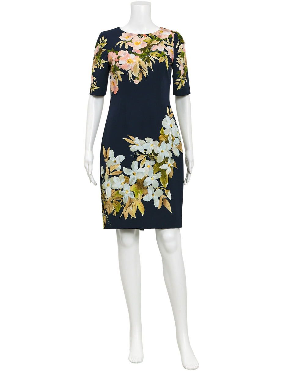 Hobbs black best sale floral dress