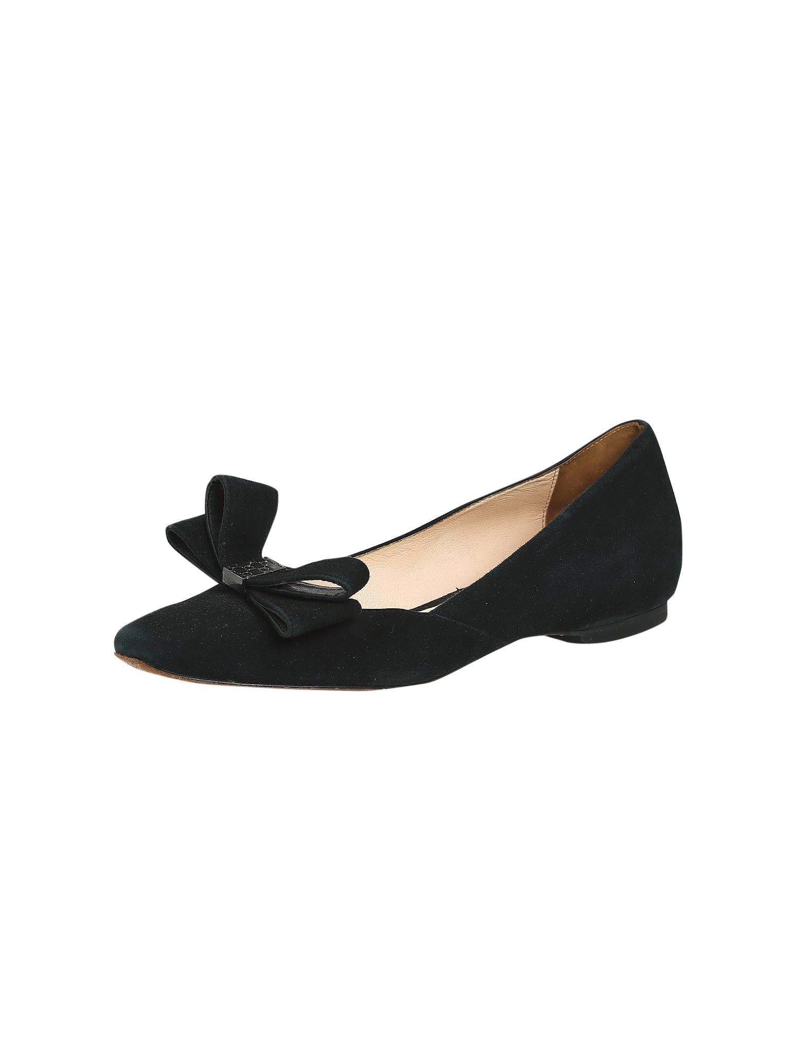 Oroton bow discount flats