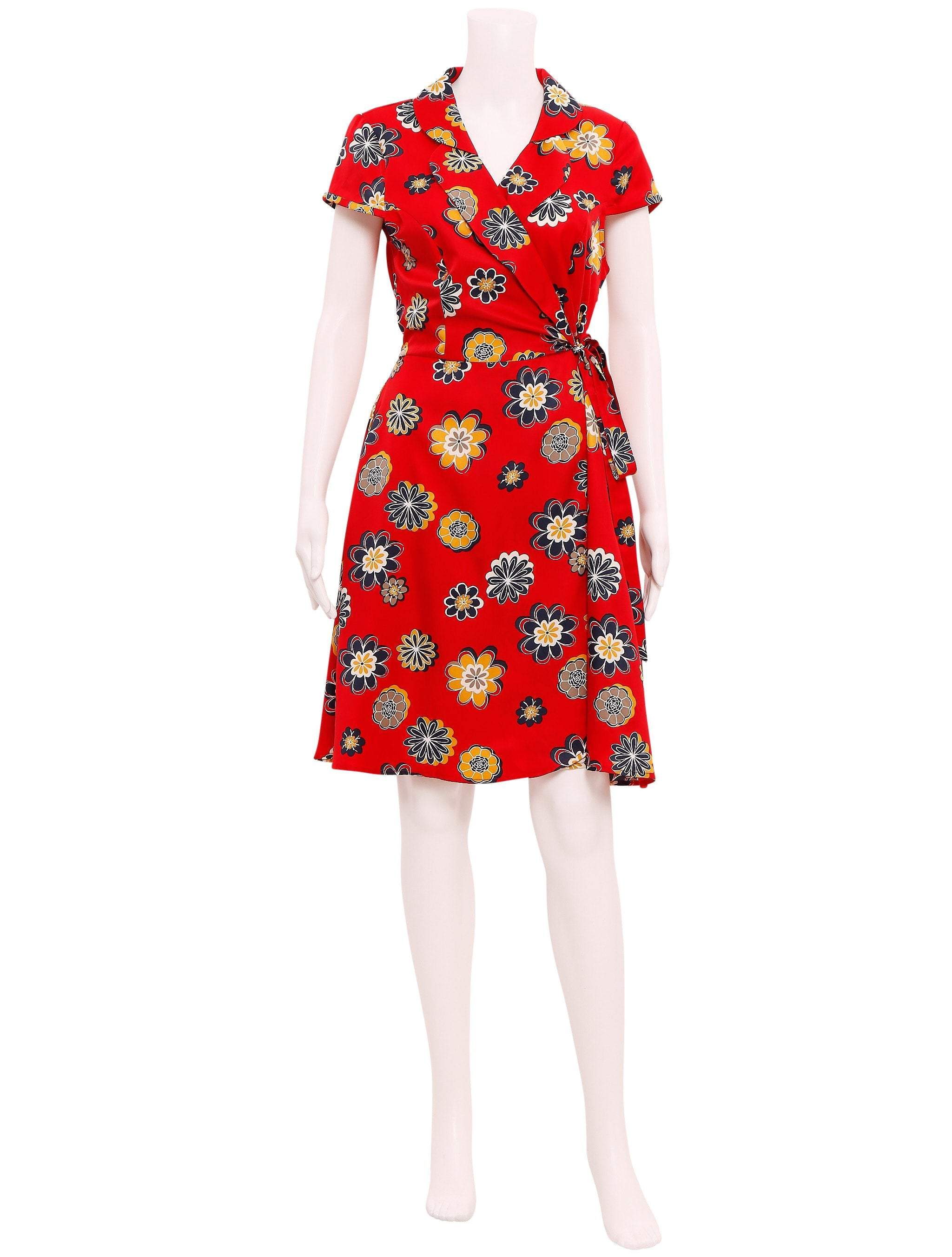 Hi There from Karen Walker Floral Wrap Dress – The Turn