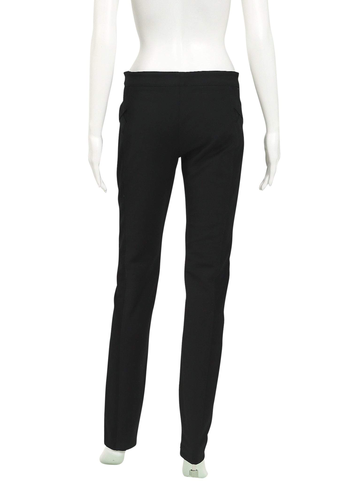 Versus Versace Black Crossed Side Pants – The Turn