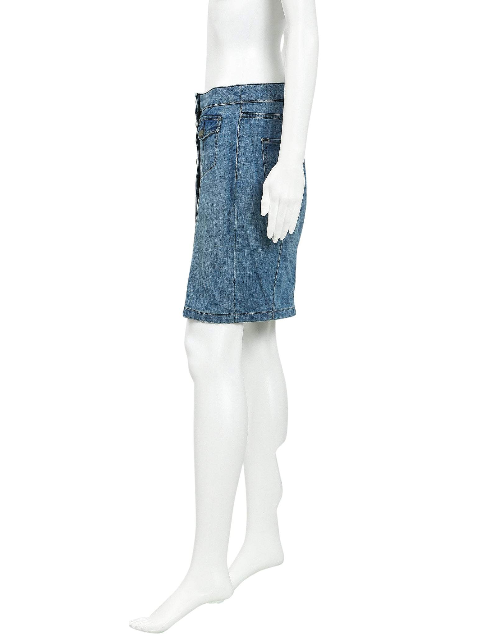 Allsaints sales denim skirt