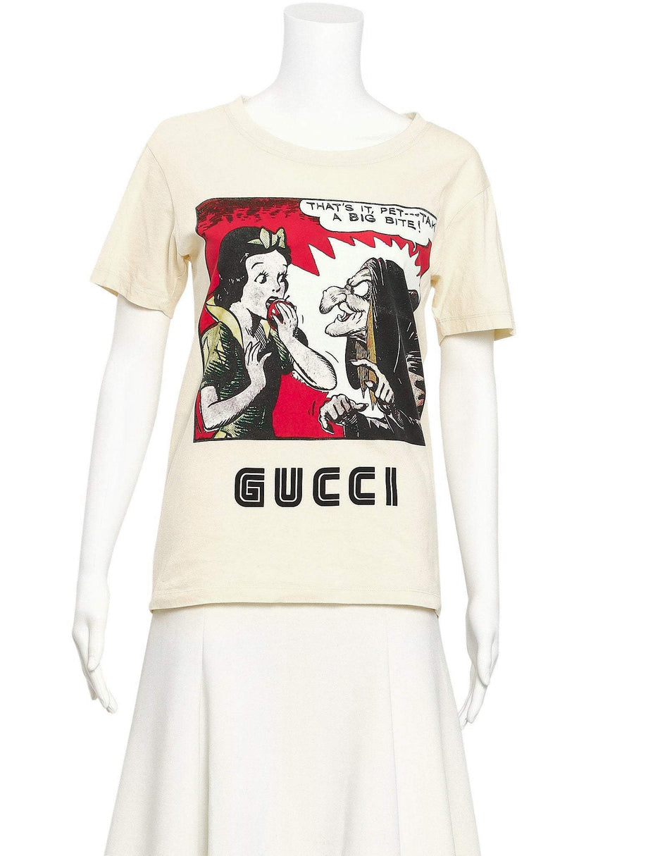 Gucci snow store white tee